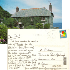 apartment with views of the cornish coastline